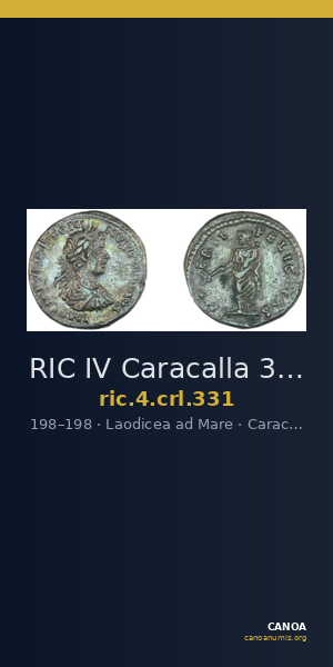 RIC IV Caracalla 331 — CANOA