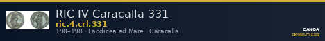 RIC IV Caracalla 331 — CANOA