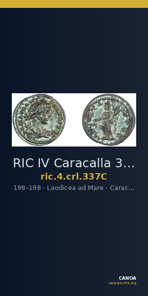 RIC IV Caracalla 337C — CANOA