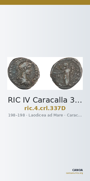 RIC IV Caracalla 337D — CANOA