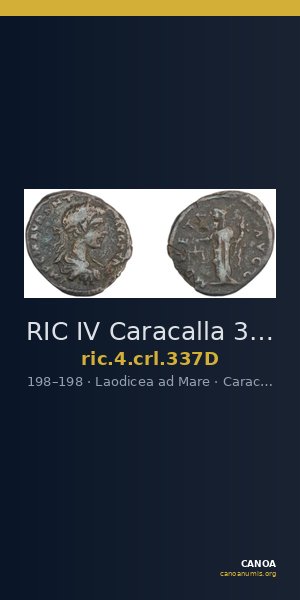 RIC IV Caracalla 337D — CANOA