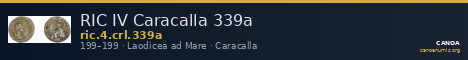 RIC IV Caracalla 339a — CANOA