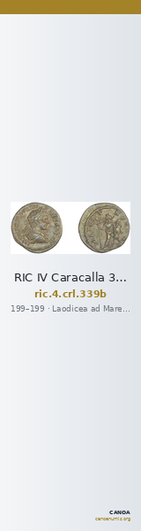 RIC IV Caracalla 339b — CANOA