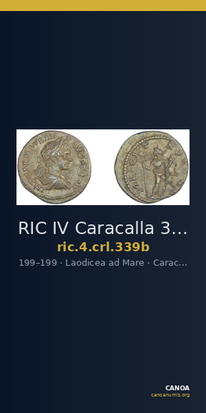 RIC IV Caracalla 339b — CANOA
