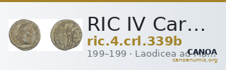 RIC IV Caracalla 339b — CANOA