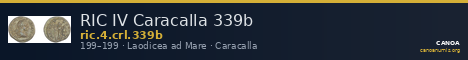 RIC IV Caracalla 339b — CANOA