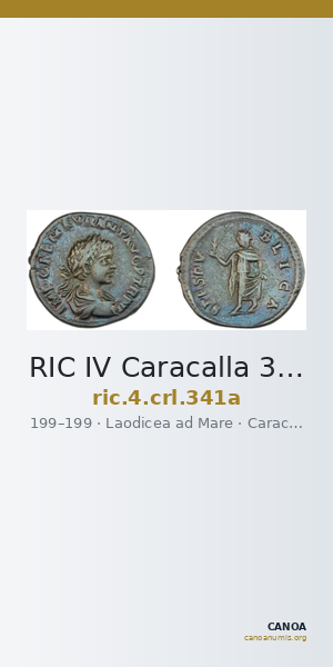 RIC IV Caracalla 341a — CANOA