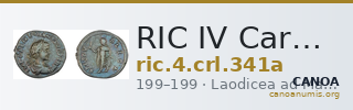 RIC IV Caracalla 341a — CANOA