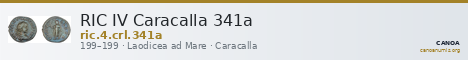 RIC IV Caracalla 341a — CANOA