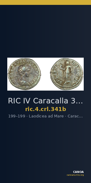 RIC IV Caracalla 341b — CANOA