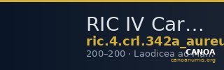 RIC IV Caracalla 342a (aureus) — CANOA