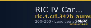 RIC IV Caracalla 342b (aureus) — CANOA