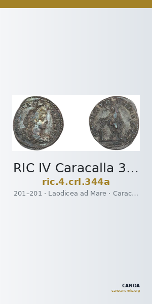 RIC IV Caracalla 344a — CANOA