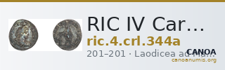 RIC IV Caracalla 344a — CANOA