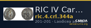 RIC IV Caracalla 344a — CANOA