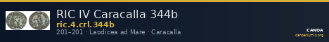 RIC IV Caracalla 344b — CANOA