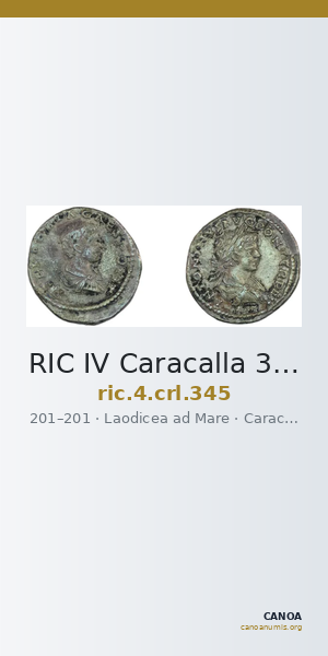 RIC IV Caracalla 345 — CANOA