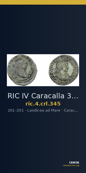 RIC IV Caracalla 345 — CANOA