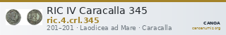 RIC IV Caracalla 345 — CANOA
