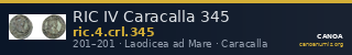 RIC IV Caracalla 345 — CANOA