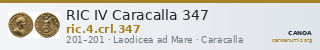RIC IV Caracalla 347 — CANOA