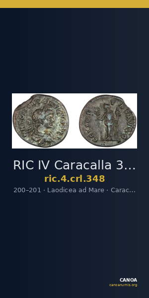 RIC IV Caracalla 348 — CANOA