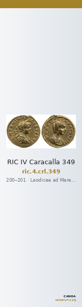 RIC IV Caracalla 349 — CANOA