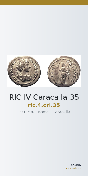 RIC IV Caracalla 35 — CANOA