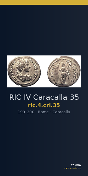 RIC IV Caracalla 35 — CANOA