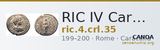 RIC IV Caracalla 35 — CANOA
