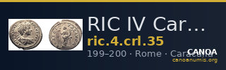 RIC IV Caracalla 35 — CANOA