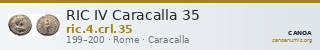 RIC IV Caracalla 35 — CANOA