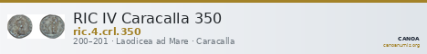 RIC IV Caracalla 350 — CANOA