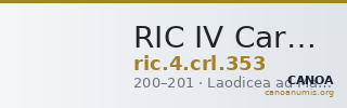RIC IV Caracalla 353 — CANOA