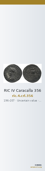 RIC IV Caracalla 356 — CANOA