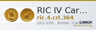 RIC IV Caracalla 364 — CANOA