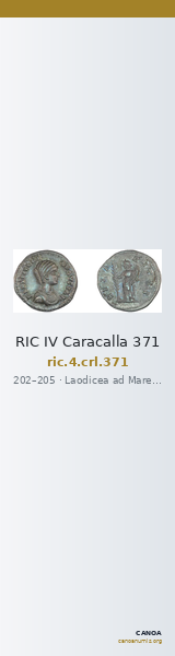 RIC IV Caracalla 371 — CANOA