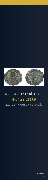 RIC IV Caracalla 373A — CANOA