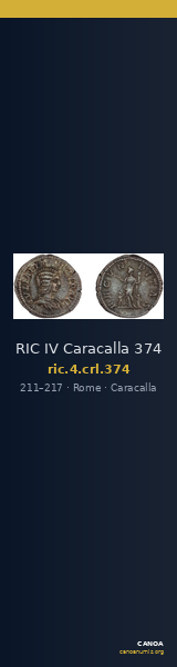 RIC IV Caracalla 374 — CANOA