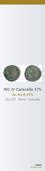 RIC IV Caracalla 375 — CANOA