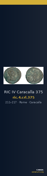 RIC IV Caracalla 375 — CANOA