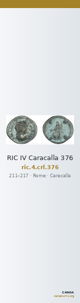 RIC IV Caracalla 376 — CANOA