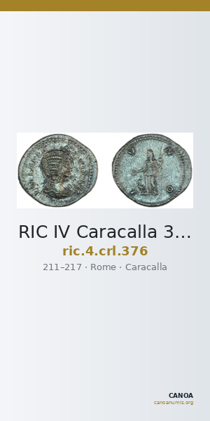 RIC IV Caracalla 376 — CANOA