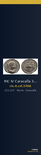 RIC IV Caracalla 379A — CANOA
