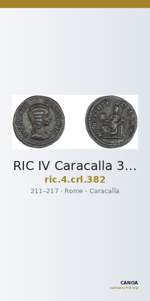 RIC IV Caracalla 382 — CANOA