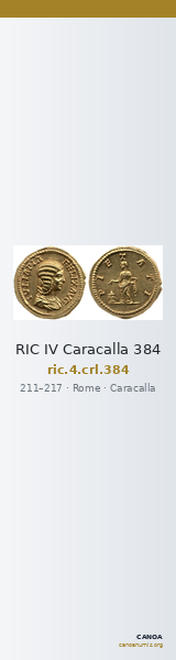 RIC IV Caracalla 384 — CANOA