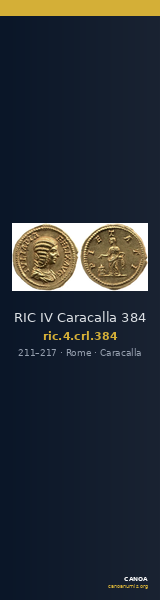 RIC IV Caracalla 384 — CANOA