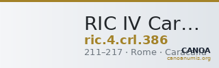RIC IV Caracalla 386 — CANOA