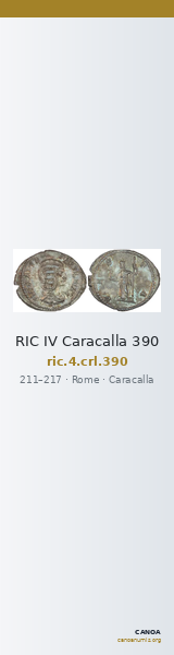 RIC IV Caracalla 390 — CANOA