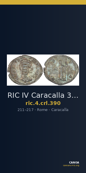 RIC IV Caracalla 390 — CANOA